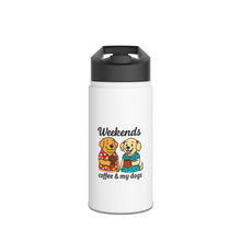 Load image into Gallery viewer, Weekends Coffee & My Dogs Water Bottle