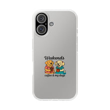 Load image into Gallery viewer, Weekends Coffee & My Dogs Phone Case