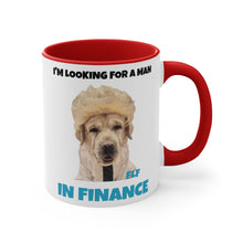 Load image into Gallery viewer, I'm Looking For A Man In Finance Mug
