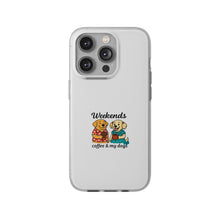 Load image into Gallery viewer, Weekends Coffee & My Dogs Phone Case