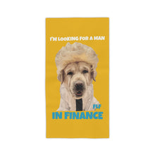 Load image into Gallery viewer, I'm Looking For A Man In Finance Beach Towels