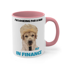 Load image into Gallery viewer, I'm Looking For A Man In Finance Mug