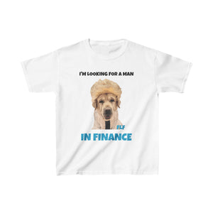 I'm Looking For A Man In Finance Kids Tee