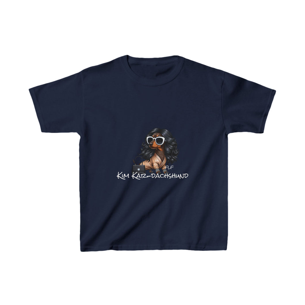 Kim Kar-dachshund Kids Tee