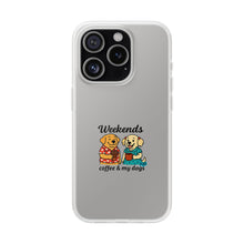 Load image into Gallery viewer, Weekends Coffee &amp; My Dogs Phone Case
