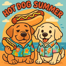 Load image into Gallery viewer, Hot Dog Summer Collar
