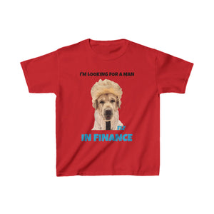I'm Looking For A Man In Finance Kids Tee